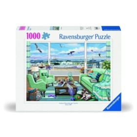 Ravensburger - Puzzle vedere la plaja 1000 piese design nou Ravensburger - 1